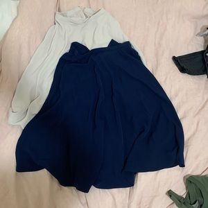 Uniqlo Flare Midi Skirt Size small